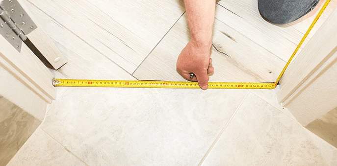 Professional property area measurement with precision tools